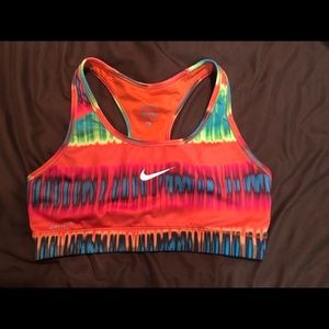 Tye dye Nike sports bra